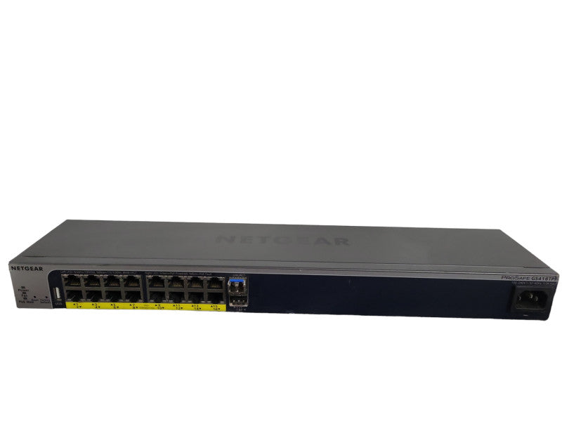 Netgear ProSafe GS418TPP 18-Port GbE PoE Smart Managed Switch !