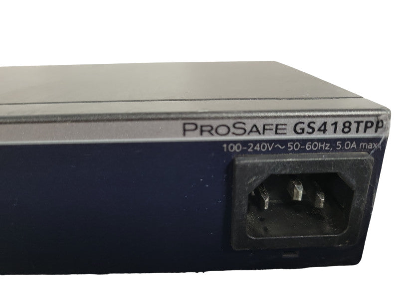 Netgear ProSafe GS418TPP 18-Port GbE PoE Smart Managed Switch !