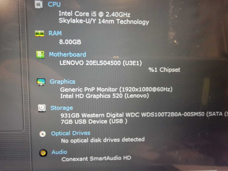 Lenovo Yoga 460 2 in 1 | i5-6300U @2.4GHz | 8GB RAM | 1TB SSD - READ  BudLap
