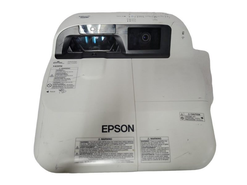 EPSON BrightLink Pro 1430Wi LCD Projector/ 1902 Hours/ No Remote Control _