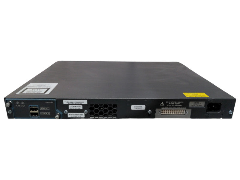Cisco WS-C2960S-48FPS-L, 48 Port Gigabit PoE+ 740W Switch + Stack Mod