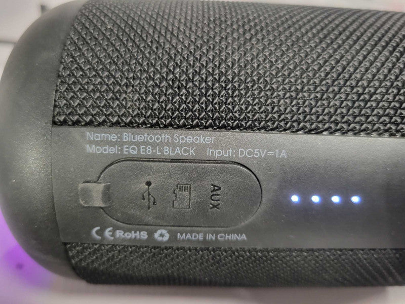 EQ Bluetooth Speaker E8-L in Black _
