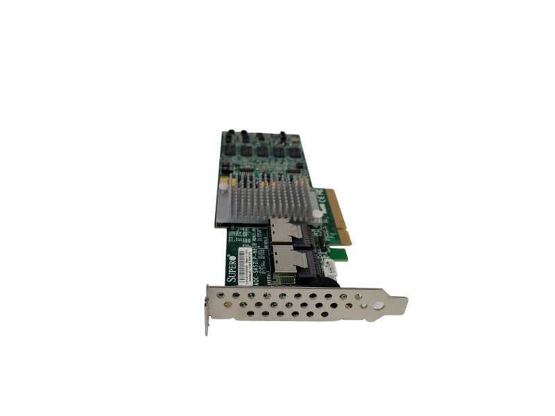 Supermicro AOC-SASLP-H8IR 512Mb 8-Port PCIe x8 Low-Profile SAS Raid Controlle %