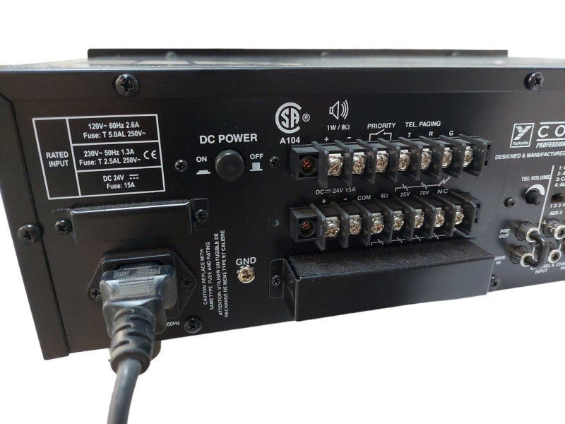 Yorkville Coliseum Model:CA1T Professional Public Address Amplifier  =