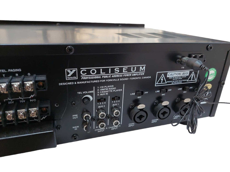 Yorkville Coliseum Model:CA1T Professional Public Address Amplifier  =