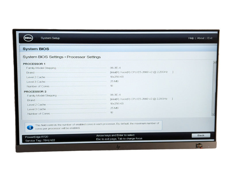 DELL PowerEdge R720 2x Intel E5-2660 v2 @ 2.20 Ghz Loaded with 256GB RAM  -