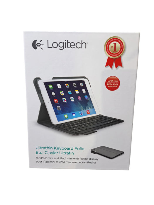 New Logitech Ultrathin Keyboard Folio for iPad Mini 1/2/3 Grey | 920-006030 Q