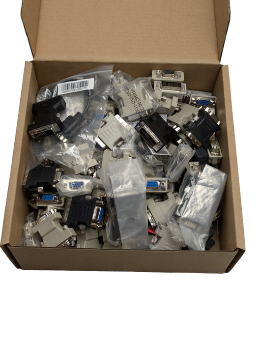 Assorted VGA to DVI adaptors 2.8KG -
