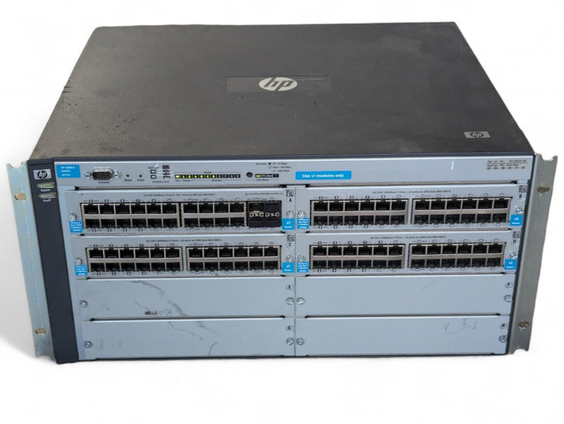 HP 4208vl J8773A Switch with 2 J8768A and 1 J9033A Modules  Q-