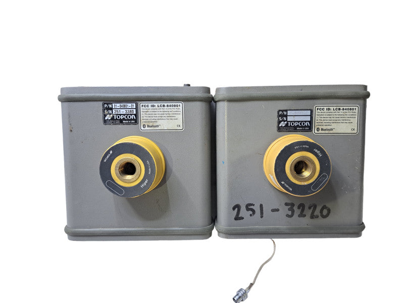 Topcon HiPer+ & HiPer GPS Receivers 01-840801-01 Base/Rover w/ Case