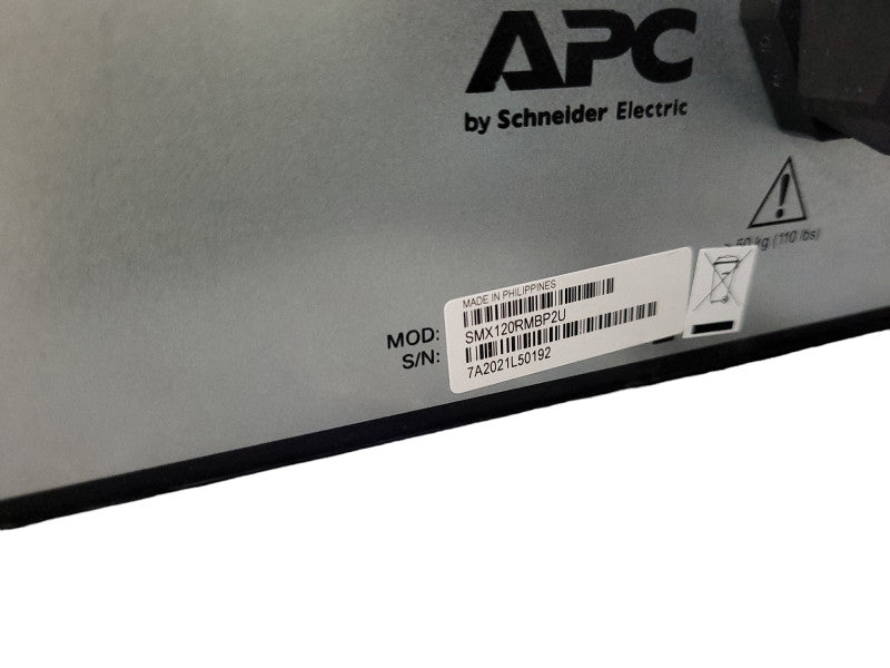 APC SMX120RMBP2U UPS - w rackmount ears, front panel  $