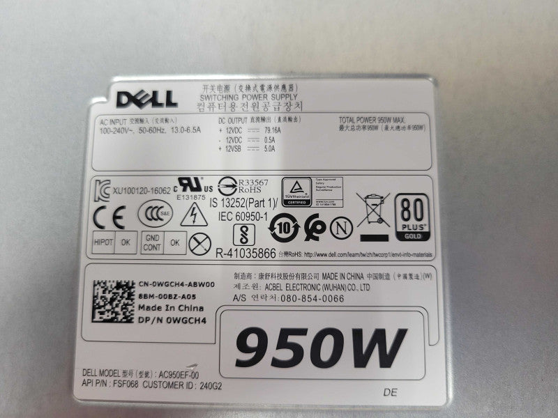DELL PRECISION_T5820, T7820 950W PSU 0WGCH4 _