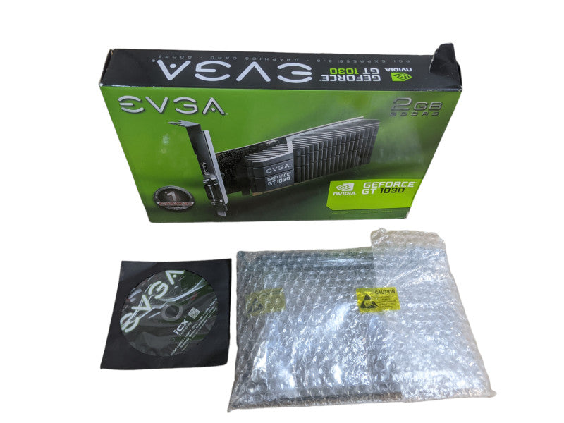 EVGA NVIDIA GeForce GT 1030 | 2GB GDDR5 Graphics Card | Low Profile