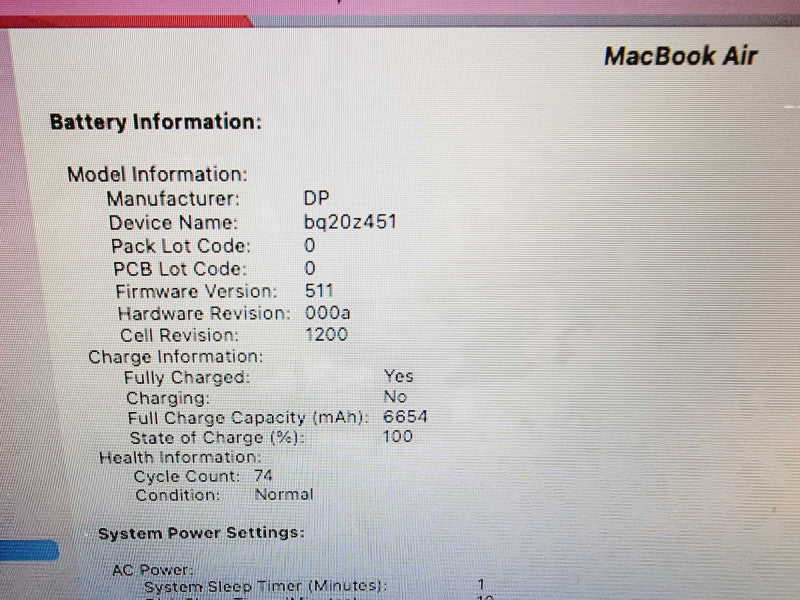 Apple Macbook Air 2017 13\\" 2-Core i7-5650U @ 2.2GHz 8GB DDR3 256GB SSD (
