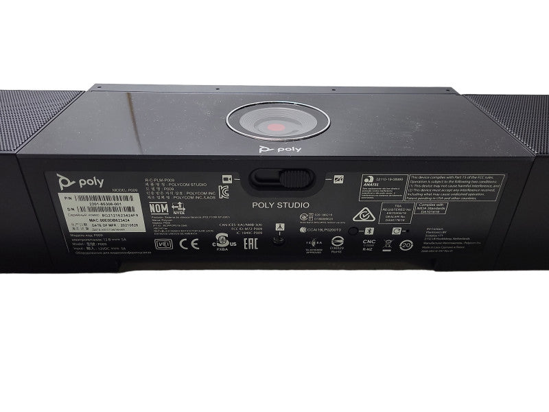 Polycom Poly Studio P009 4K Video Conference Sound Bar Conferencing Unit  $