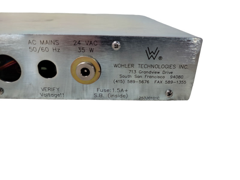 Wohler Technologies AMP-1A Audio Monitor panel