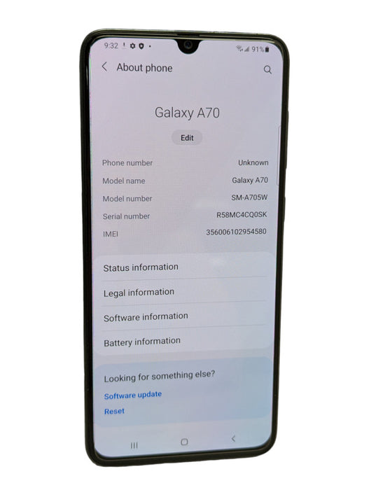 Samsung Galaxy A70 128GB SM-A705W UNLOCKED  -