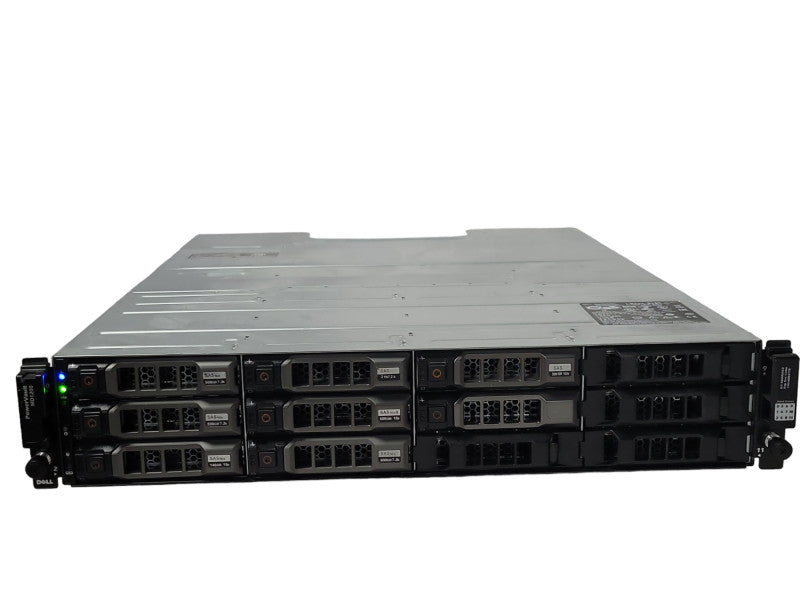 Dell PowerVault MD1200 12-Bay LFF DAS array 8x 2TB SAS HDDs, 2x MD12 series _