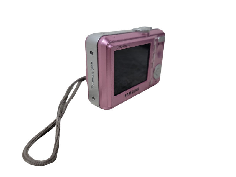 Pink Samsung D760 Digital Camera, 3x Optical Zoom - USES AA Batteries/ READ