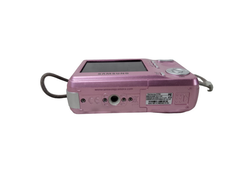 Pink Samsung D760 Digital Camera, 3x Optical Zoom - USES AA Batteries/ READ