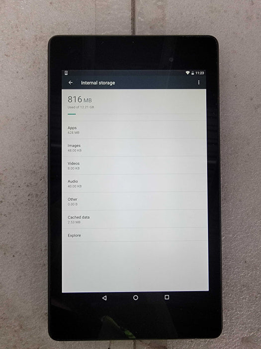 Asus Google Nexus 7 Black Android Tablet/ READ