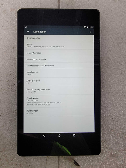 Asus Google Nexus 7 Black Android Tablet/ READ