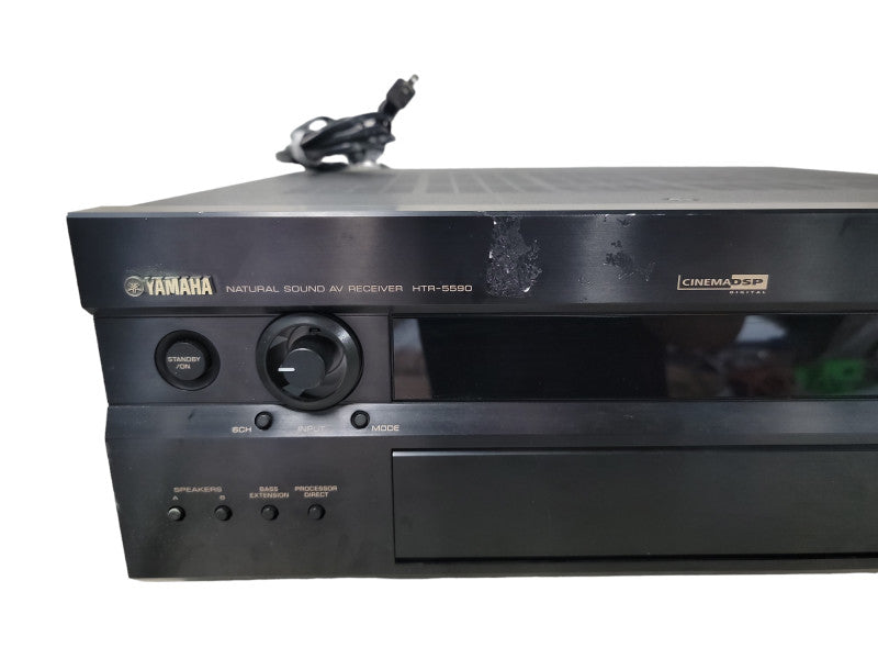 Yamaha HTR-5590 6.1 Channel Natural Sound AV Receiver Black