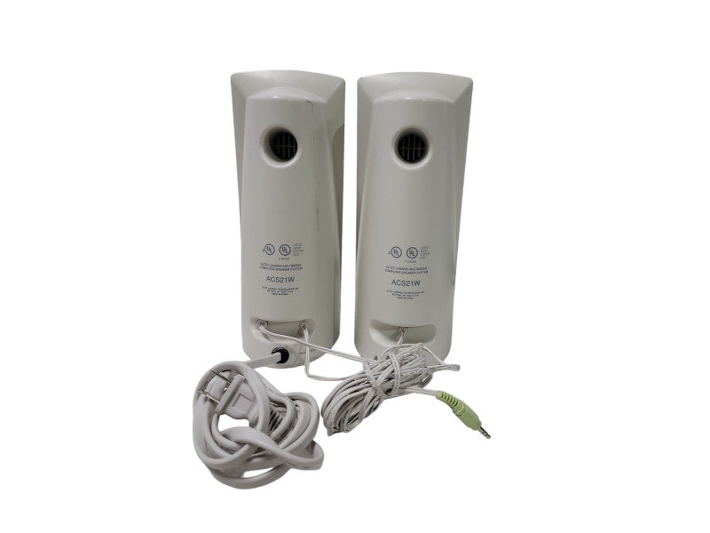 Altec Lansing ACS21W Set PC Speakers Multimedia Computer Audio Sys