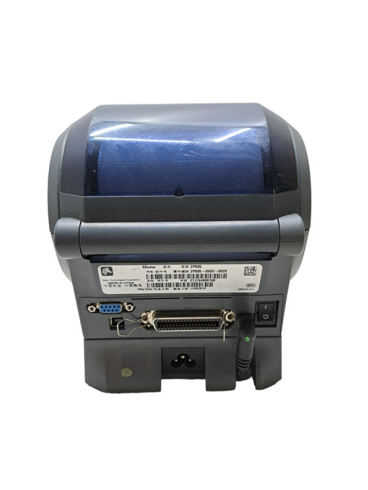 Zebra ZP 505 Thermal Label Printer | Tested + PWR Adapter & Cable