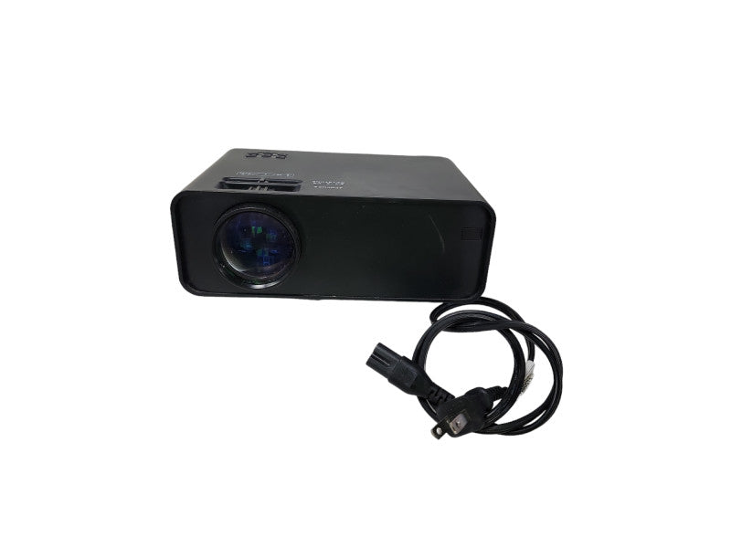 Hertekedo Mini HD Projector, LED Projector in black| W/ power cord