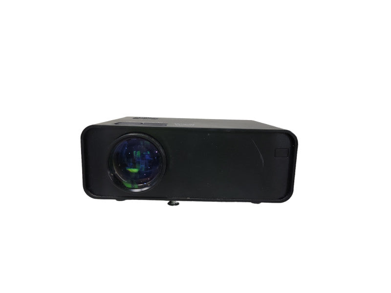 Hertekedo Mini HD Projector, LED Projector in black| W/ power cord