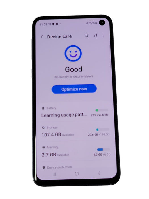 Samsung Galaxy S10e 128GB (SM-G970W) smart phone _