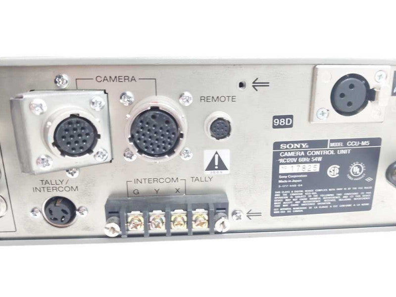 Vintage CCU-M5 Sony Camera Control Unit for DXC Cameras