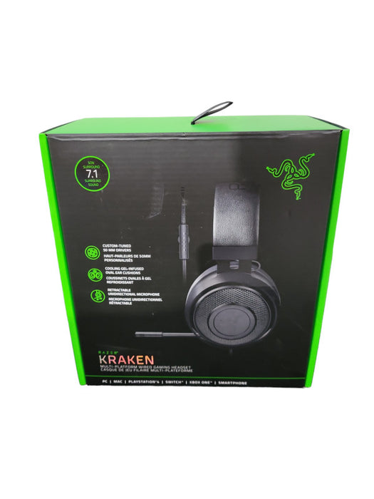 Razer Kraken Wired 7.1 Gaming Headset for PC/PS5/PS$/Switch/Xbox - Matte Blac !