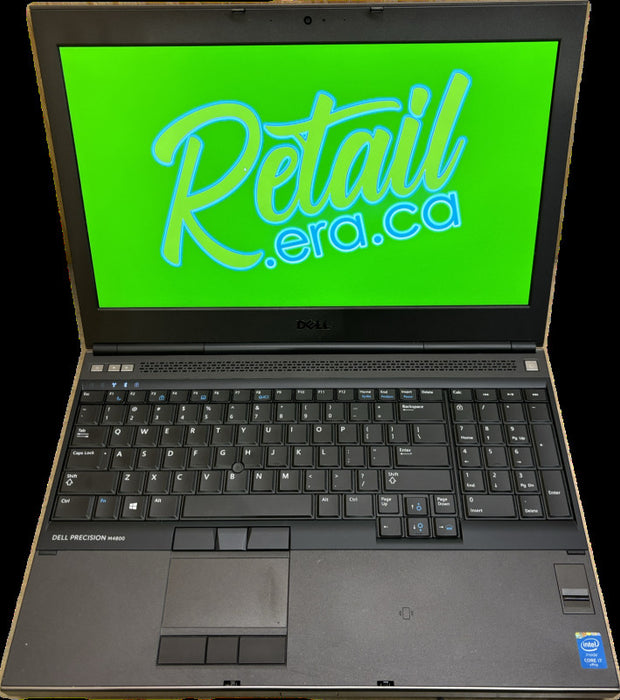 Dell Precision M4800 i7-4910MQ Radeon R9 M200X 2GB GPU 16GB RAM 480SSD READ!  Lap200