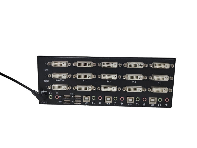 Startech SV431TDV1UA 4 Port Triple DVI KVM switch W/ Power Adapter