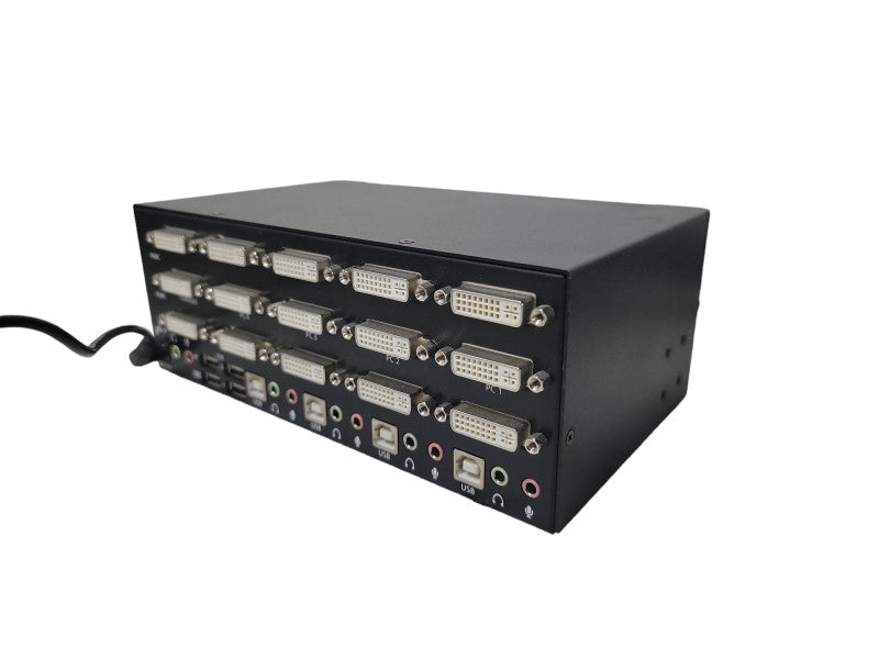Startech SV431TDV1UA 4 Port Triple DVI KVM switch W/ Power Adapter