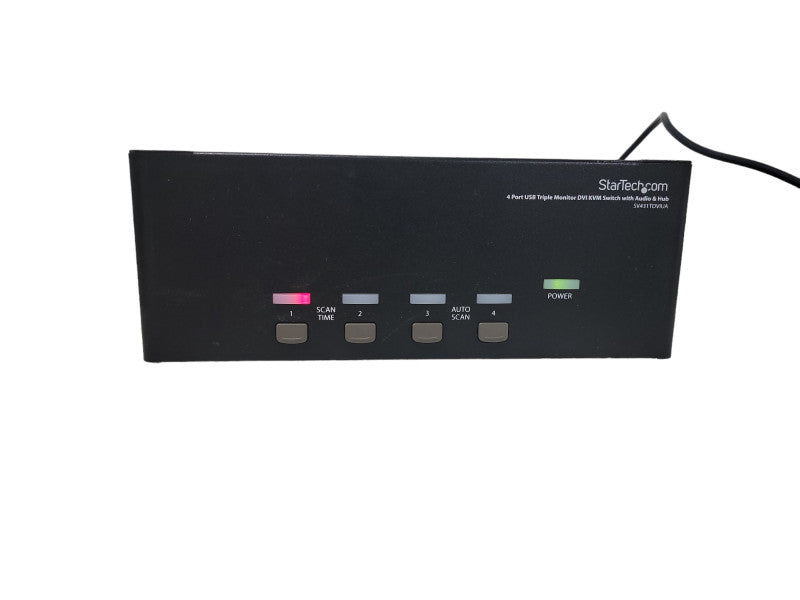 Startech SV431TDV1UA 4 Port Triple DVI KVM switch W/ Power Adapter