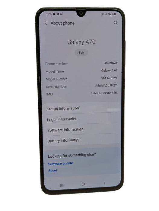Samsung Galaxy A70 SM-A705W 128GB UNLOCKED  -