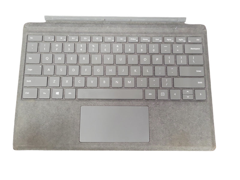 Microsoft Surface Pro 3, 4, 5, 6 Type Cover Backlit Keyboard Model 1725 Gray Q_
