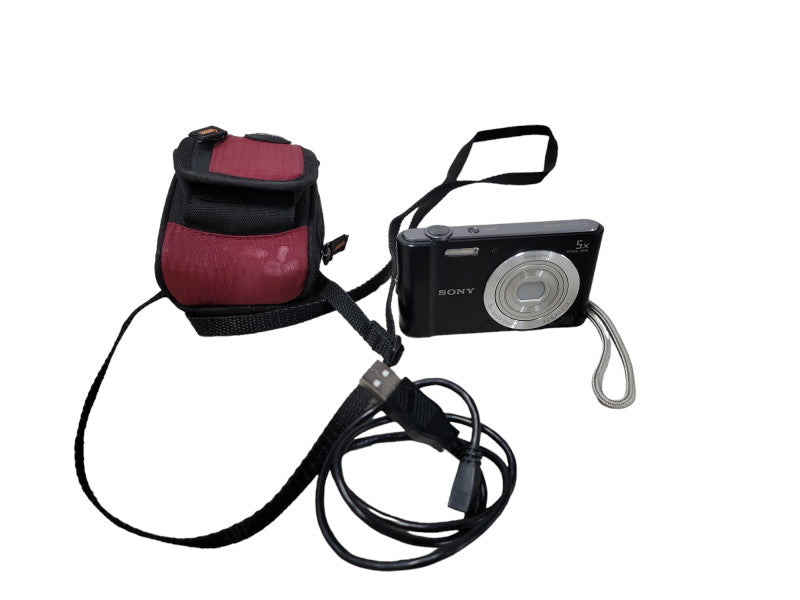 Sony Cyber-shot DSC-W800 20.1MP 5x Opt Zoom Digital Camera W/Power/Video cord