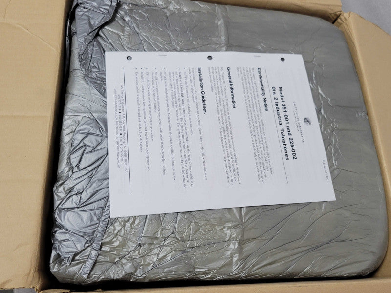 Open-Box GAI-Tronics 351-001 Division 2 weatherproof industrial phone Q_