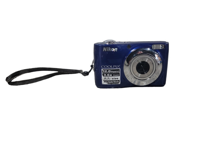 Nikon Coolpix L22 Digital Point & Shoot Camera| Works But Has Door Issue