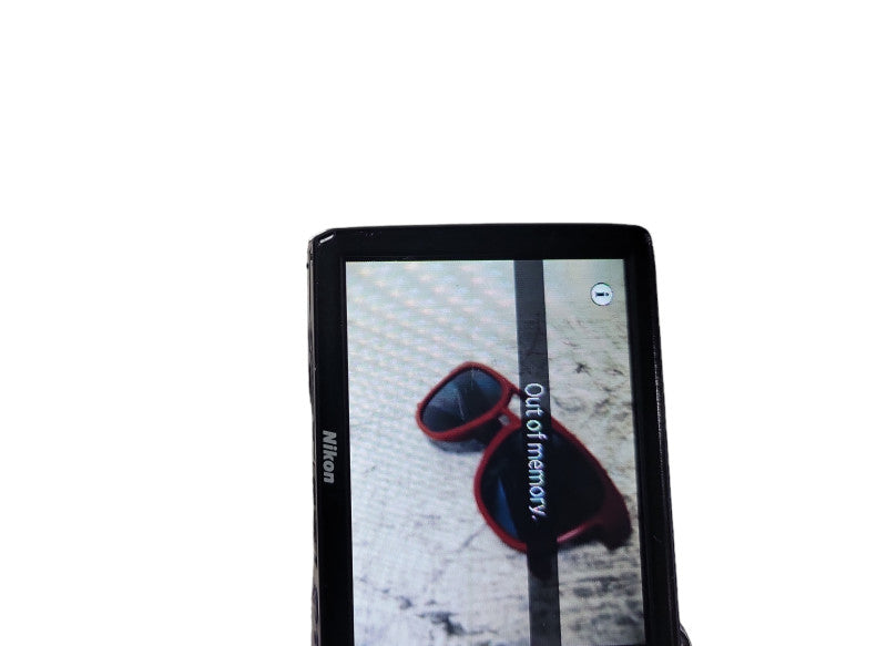 Nikon Coolpix L22 Digital Point & Shoot Camera| Works But Has Door Issue