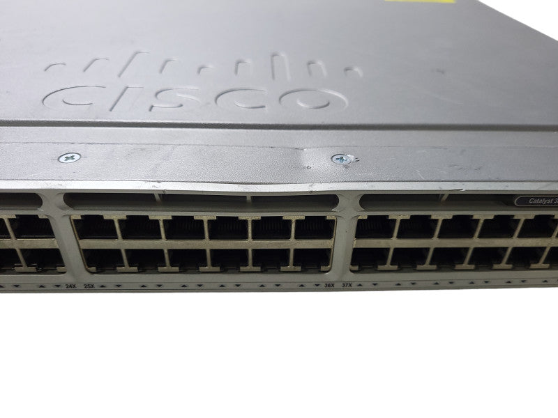 Cisco WS-C3850-48F-S | 1x 1100W PSU | C3850-NM-4-1G Module READ $