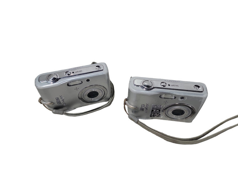 Batch of 2x Nikon Coolpix L10 5.0 MP 3x Zoom Digital Camera