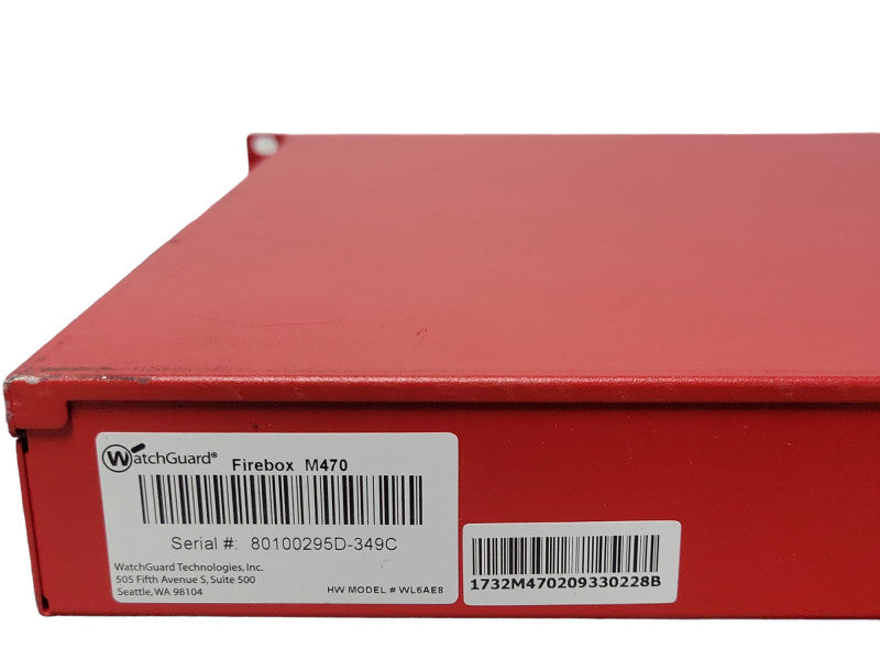 WatchGuard Firebox M470 Security Appliance Firewall, READ Q_