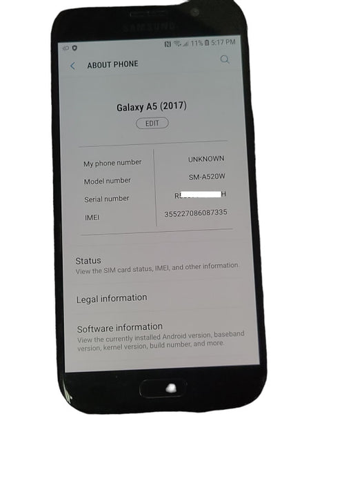Samsung Galaxy A5 2017 32GB SM-A520W READ  _