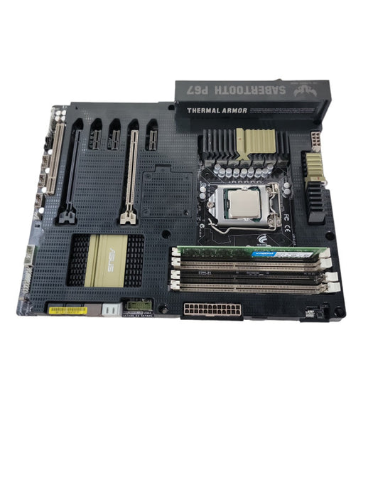 Asus Sabertooth P67 Motherboard W/ Intel i5-2400 3.1GHz CPU +8GB RAM