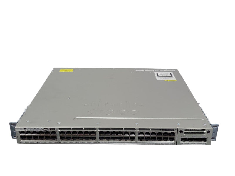 Cisco WS-C3850-48U- L 48-Port PoE Network Switch C3850-NM-4-1G, 1x PSU _